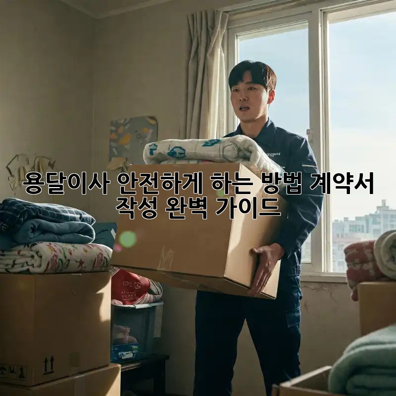 용달이사 안전하게 하는 방법: 계약서 작성 완벽 가이드