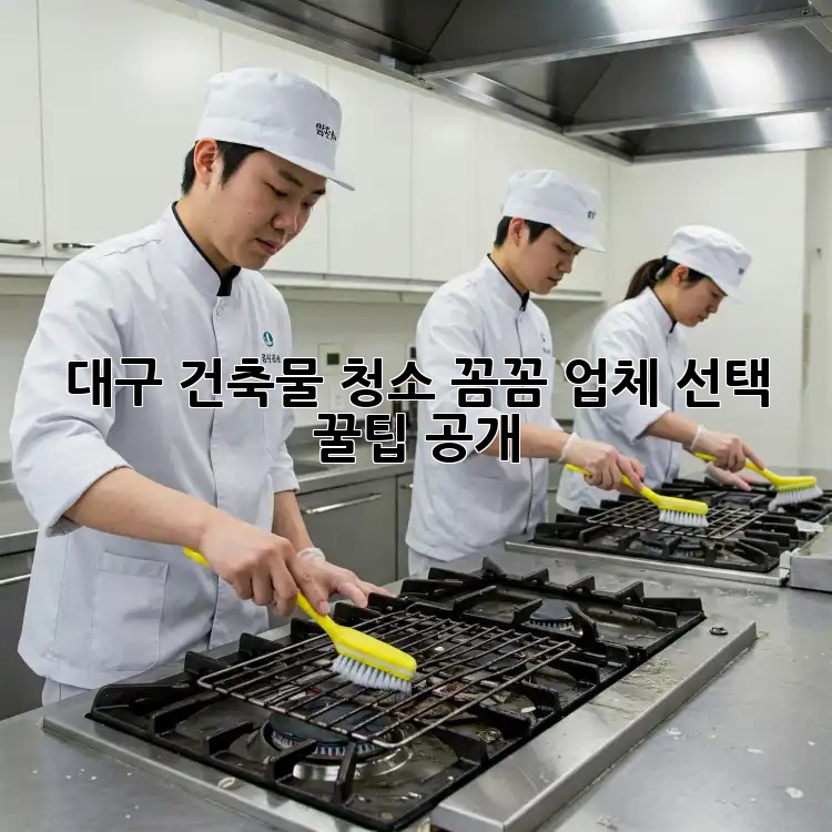 대구 건축물 청소, ✨꼼꼼 업체 선택 꿀팁 공개!