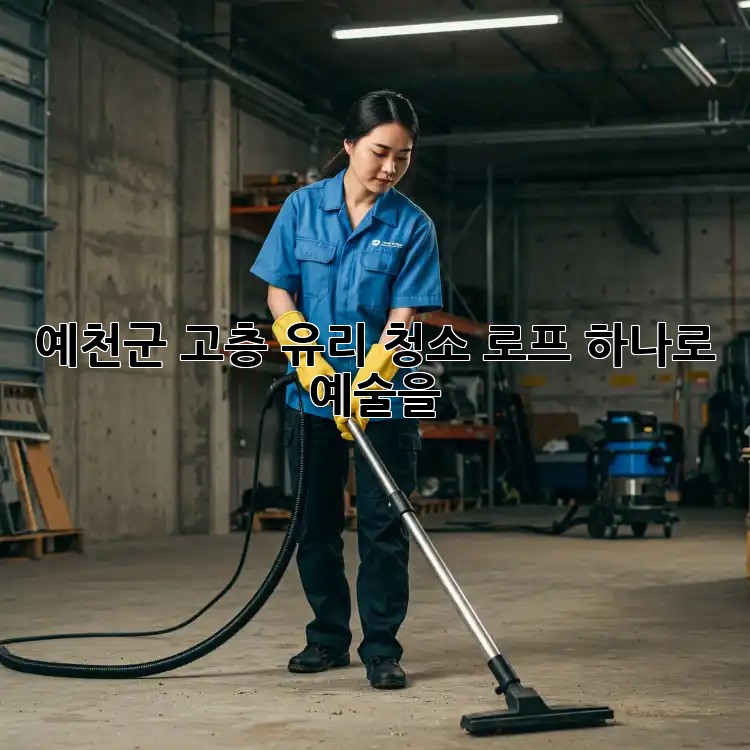 🏙️ 예천군 고층 유리 청소, 로프 하나로 예술을! 🎨✨