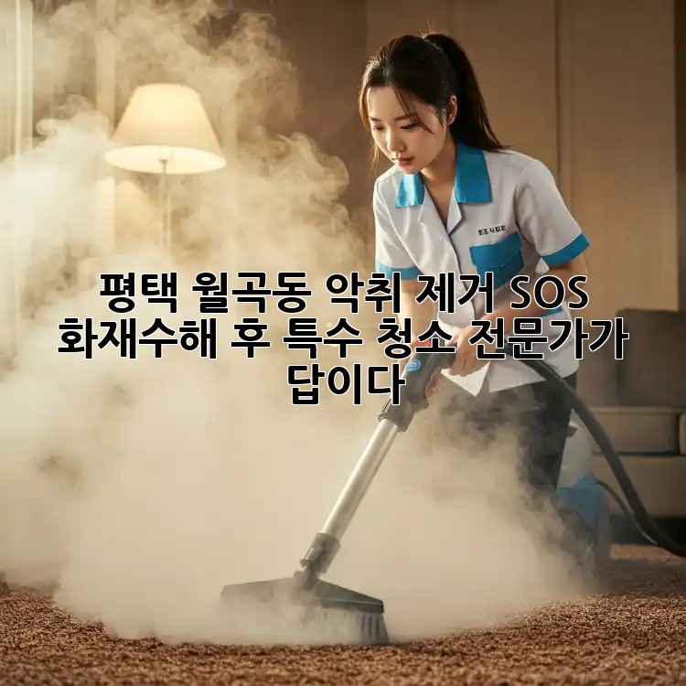 🚨 평택 월곡동 악취 제거 SOS! 화재/수해 후 특수 청소 전문가가 답이다! 🚨