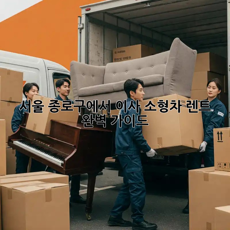 서울 종로구에서 이사? 소형차 렌트 완벽 가이드!