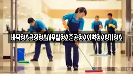 바닥청소공장청소사무실청소준공청소외벽청소상가청소