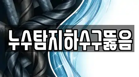 누수탐지하수구뚫음