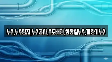 누수,누수탐지,누수공사,수도배관,화장실누수,계량기누수