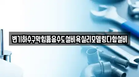 변기하수구막힘뚫음수도설비욕실리모델링다함설비