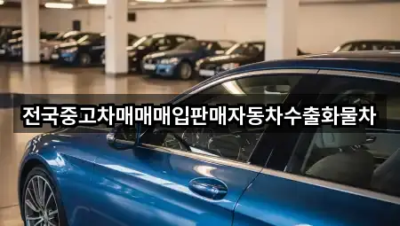전국중고차매매매입판매자동차수출화물차
