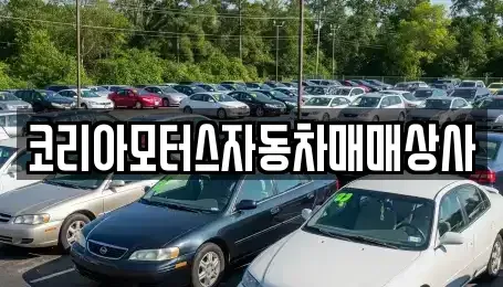 강원특별자치도 동해시 묵호진동 중고차 전문 코리아모터스자동차매매상사