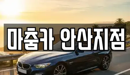 경기 안산시 상록구 단기렌트카 전문 마춤카 안산지점