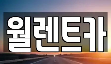 경기 화성시 반정동 렌트카 전문 월렌트카