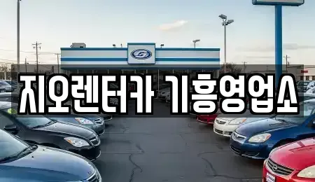 경기도 용인시 처인구 단기렌트카 전문 지오렌터카 기흥영업소