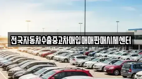 경기도 용인시 처인구 중고차매입 전문 전국자동차수출중고차매입매매판매시세센터