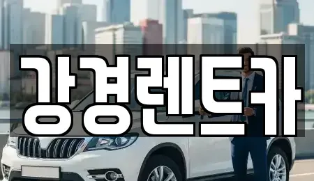 경기도 의정부시 렌트카 전문 강경렌트카
