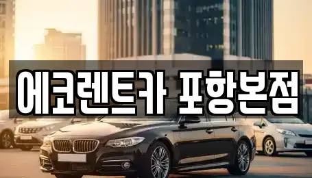 경북 포항시 북구 장성동 렌트카 전문 에코렌트카 포항본점