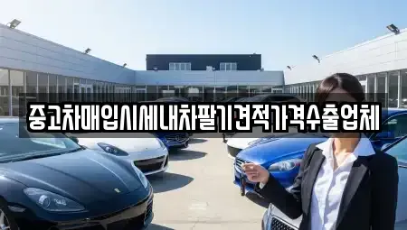 경북 포항시 북구 장성동 중고차매입 전문 중고차매입시세내차팔기견적가격수출업체