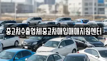 경북 포항시 북구 장성동 중고차매입 전문 중고차수출업체중고차매입매매지원센터