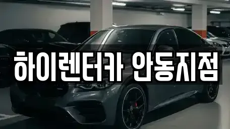 경상북도 안동시 당북동 렌트카 전문 하이렌터카 안동지점