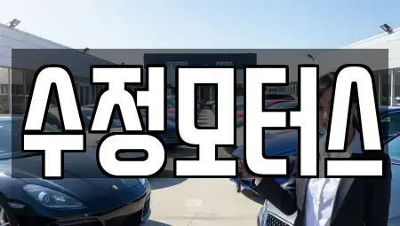 대전 유성구 도룡동 중고차 전문 수정모터스