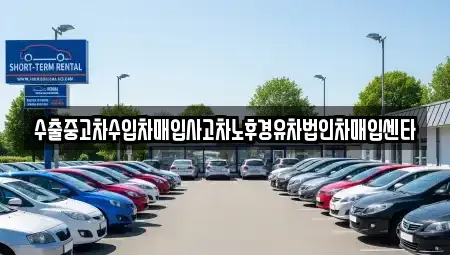 부산광역시 사하구 다대동 중고차매입 전문 수출중고차수입차매입사고차노후경유차법인차매입센타