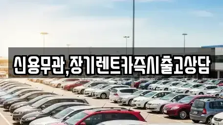 서울 강서구 화곡동 장기렌트카 전문 신용무관,장기렌트카즉시출고상담