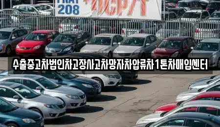 서울특별시 성북구 삼선동1가 중고차매입 전문 수출중고차법인차고장사고차망자차압류차1톤차매입센터