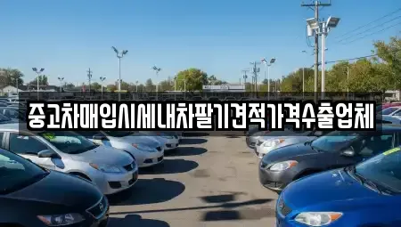 서울특별시 성북구 삼선동1가 중고차매입 전문 중고차매입시세내차팔기견적가격수출업체