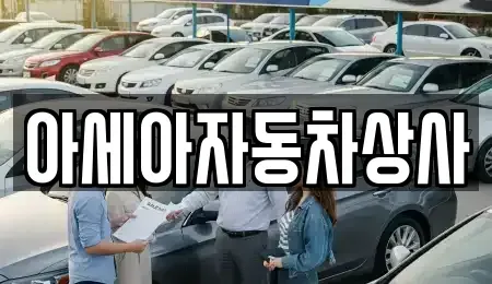 서울특별시 중구 정동 중고차 전문 아세아자동차상사