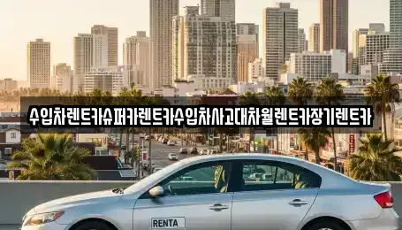 서울특별시 중구 흥인동 장기렌트카 전문 수입차렌트카슈퍼카렌트카수입차사고대차월렌트카장기렌트카