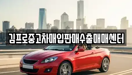 전라남도 목포시 광동1가 중고차매입 전문 김프로중고차매입판매수출매매센터