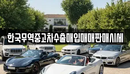충청남도 공주시 상왕동 중고차매입 전문 한국무역중고차수출매입매매판매시세